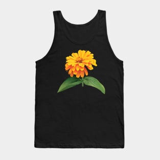 Zinnias - Orange Zinnia Tank Top